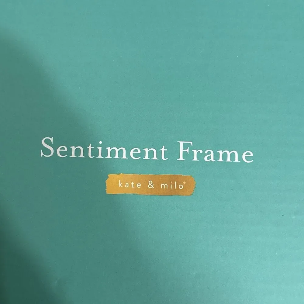 Kate & Milo Wooden Sentiment Picture Frame “For This Child We Have Prayed”
